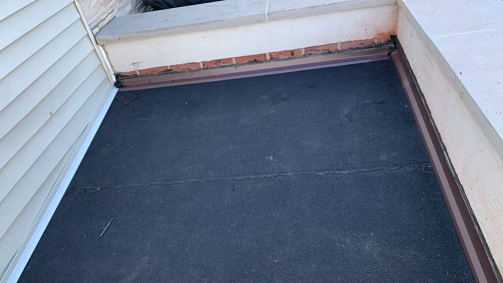 Flat Roof Repair and Ceramic Tile Floor in Merrick NY